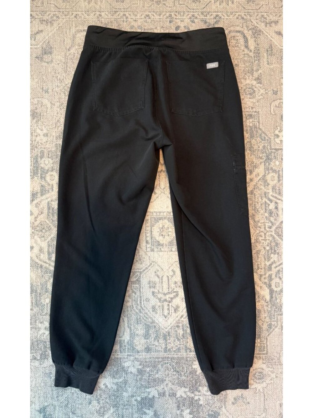 Figs Zamora Technical Collection Black Jogger Scrub Pants XS Petite Nursing - Picture 2 of 7